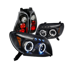Toyota 4runner Black Halo Projector Headlights Altezza Tail lights